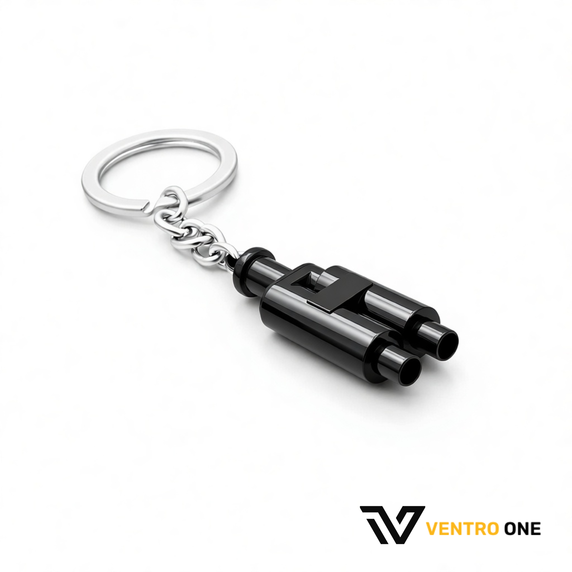 Exhaust Tail Pipe Keychain – Car Enthusiast Gift