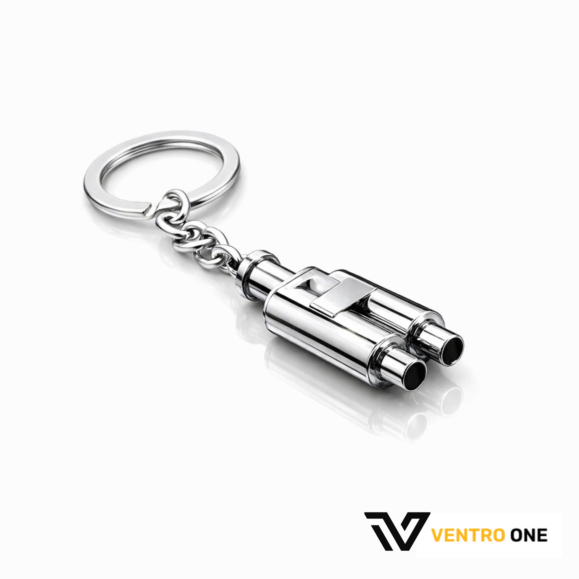 Exhaust Tail Pipe Keychain – Car Enthusiast Gift