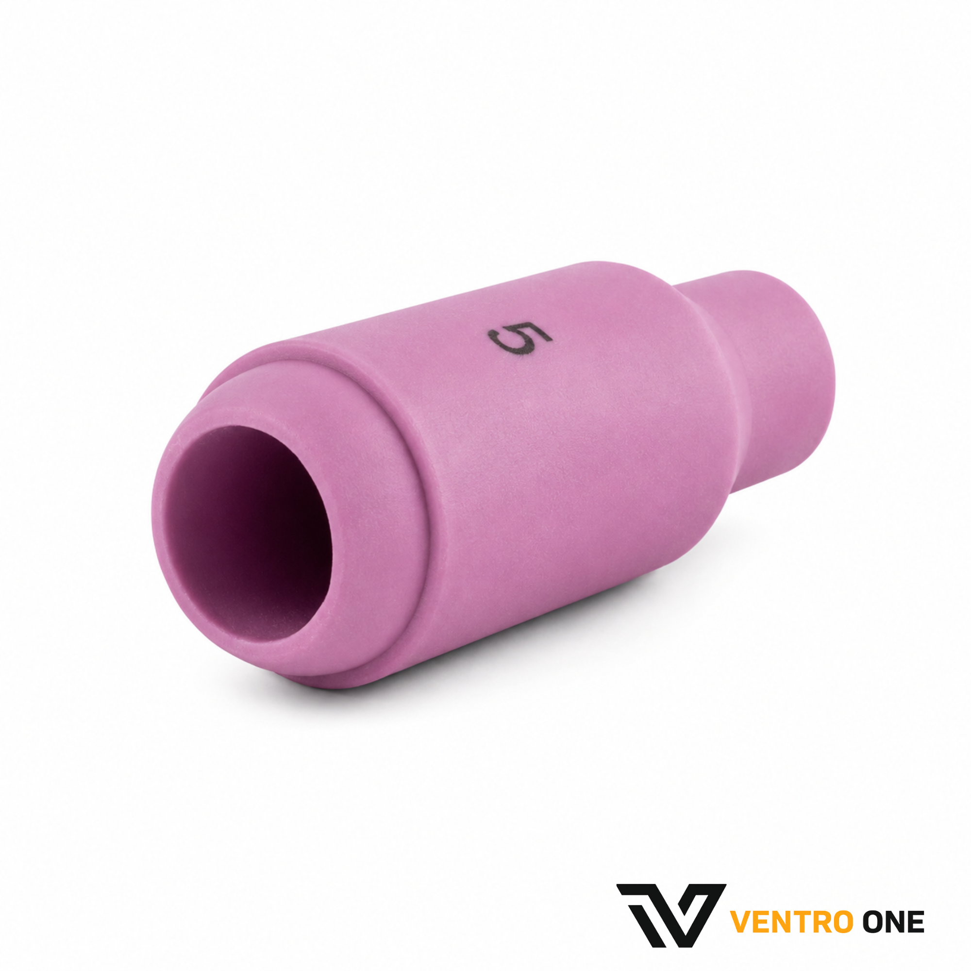 Pink Ceramic TIG Nozzle – 54N17, Size #5, 5/16