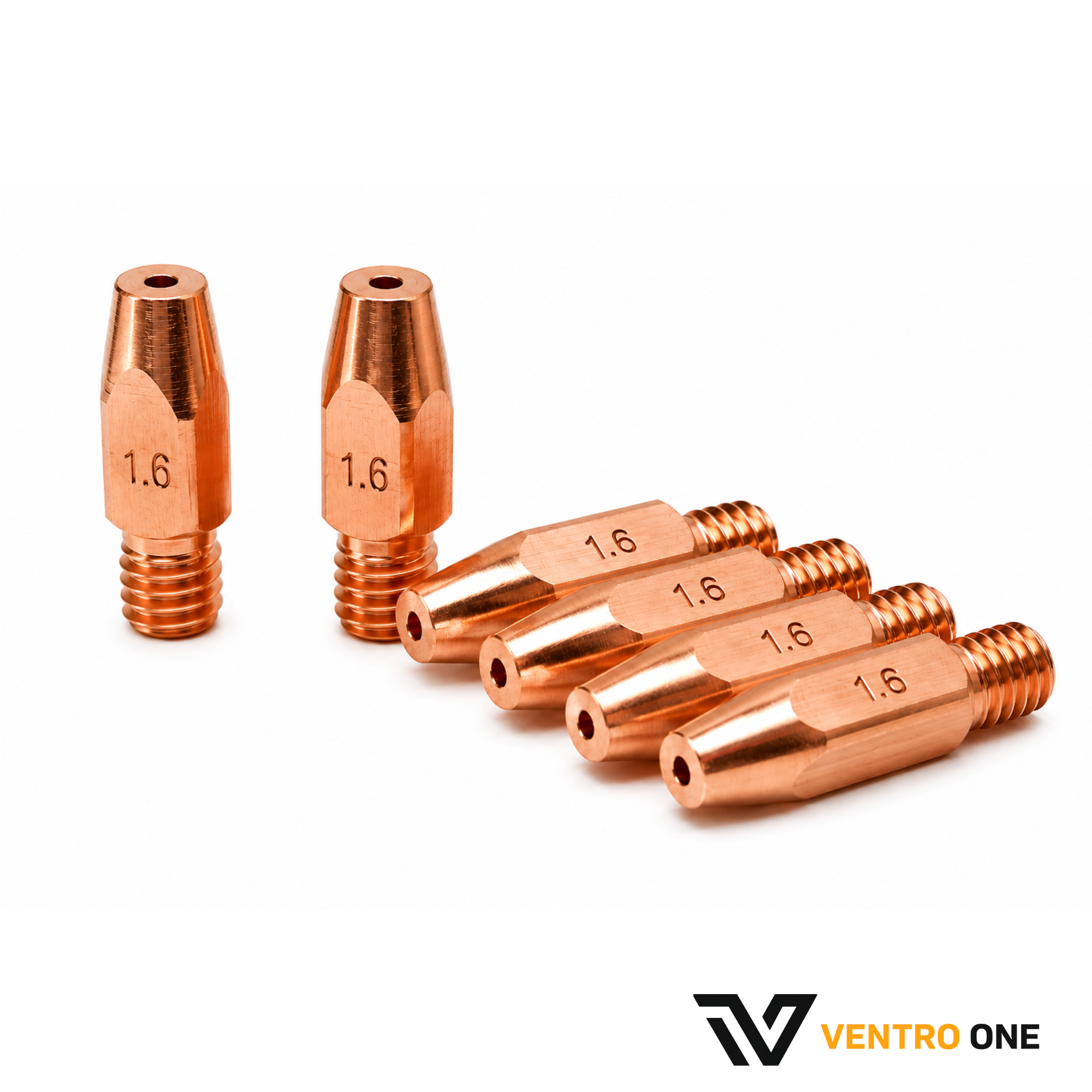 M8 Copper Contact Tip – 1.6mm Wire, MIG Welding