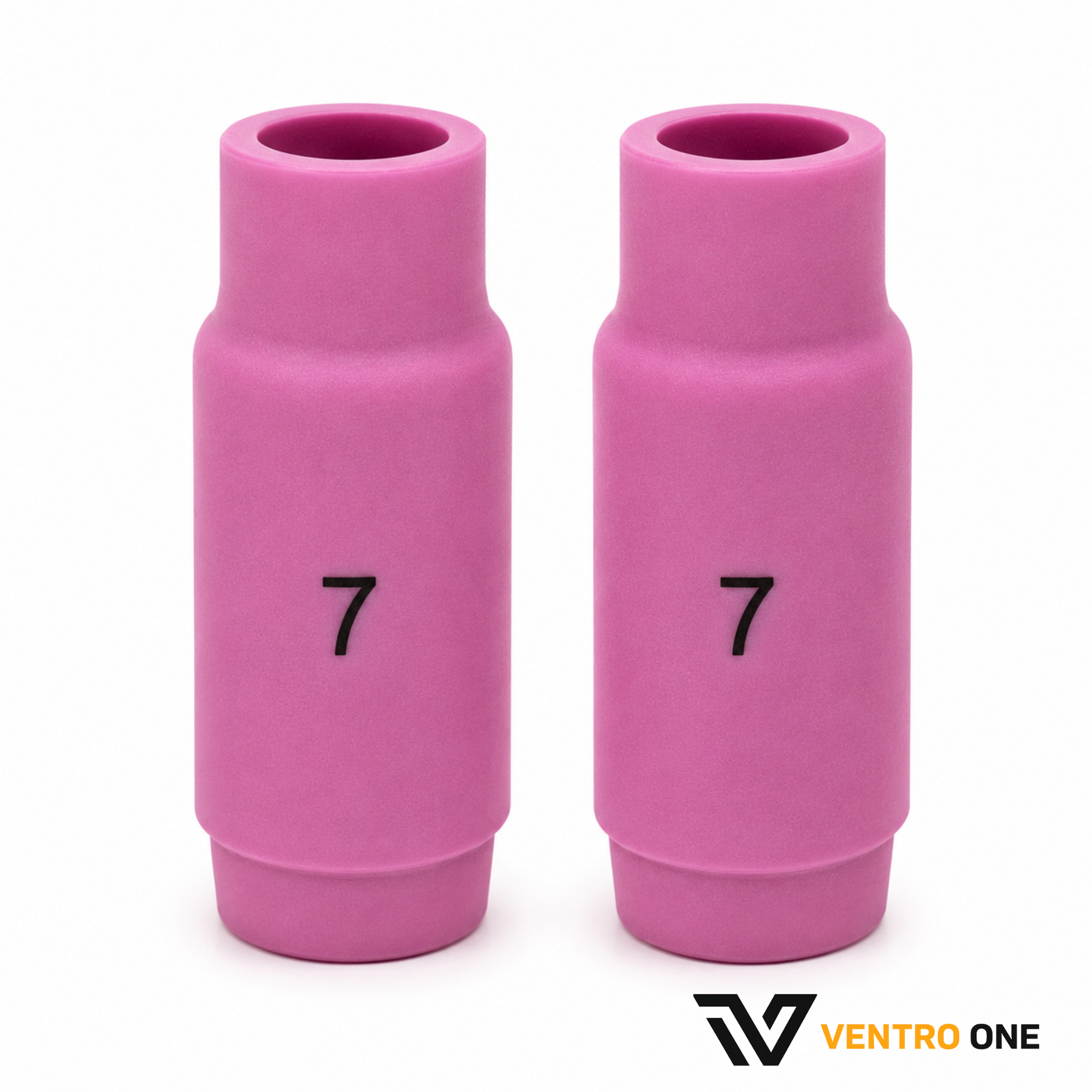 Pink Ceramic TIG Nozzle – 10N47, Size #7, 7/16