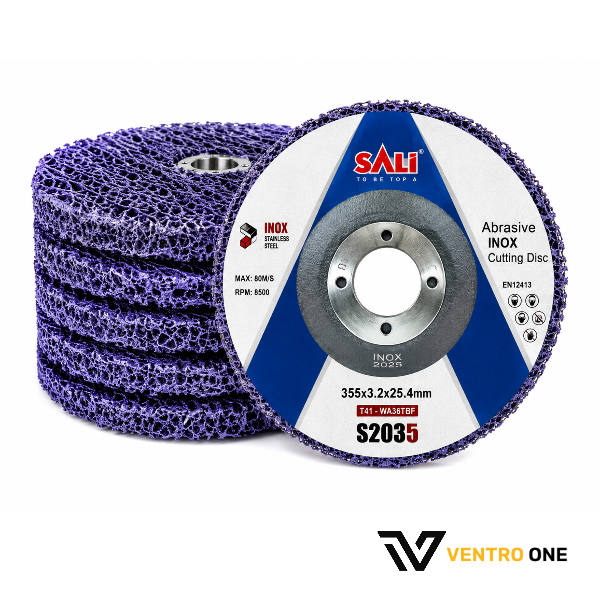 SALI Abrasive Grinding Plate Wheel Disc 115mm – Heavy-Duty Grinding Disc