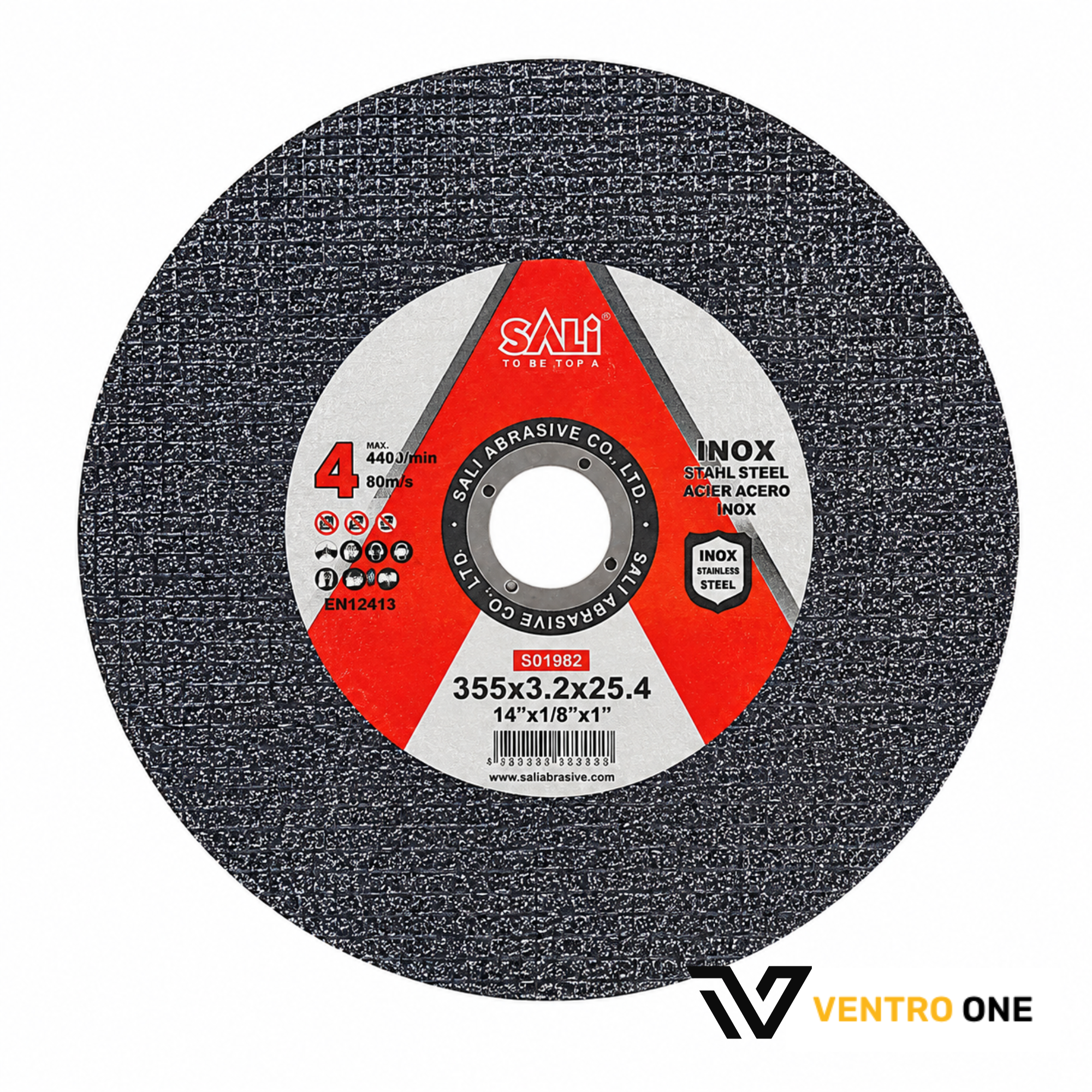 SALI Abrasive Inox Cutting Disc 355 × 3.2 × 25.4mm