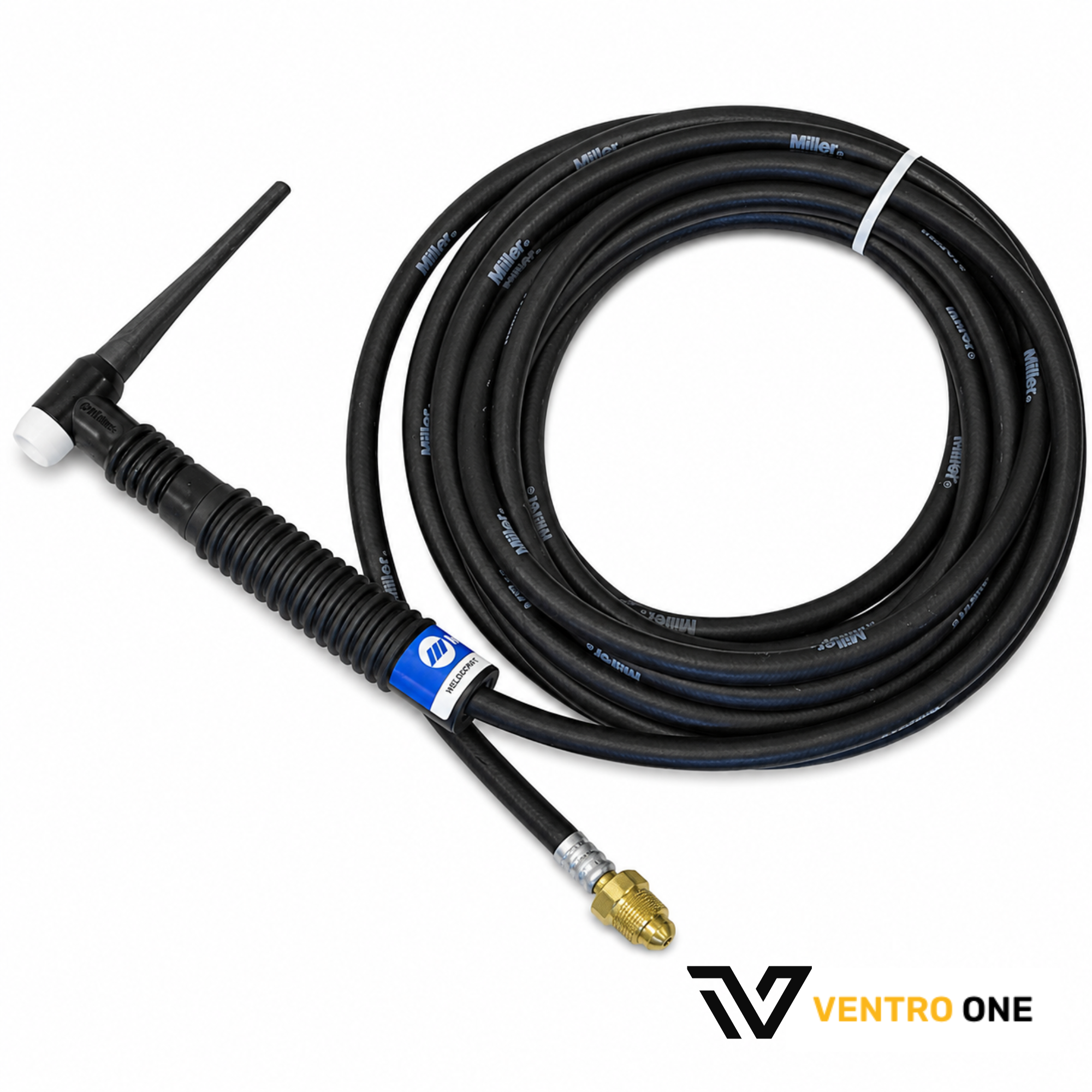 WP9F Flexi-Neck TIG Torch – Copper Head, 8m Cable, Air-Cooled