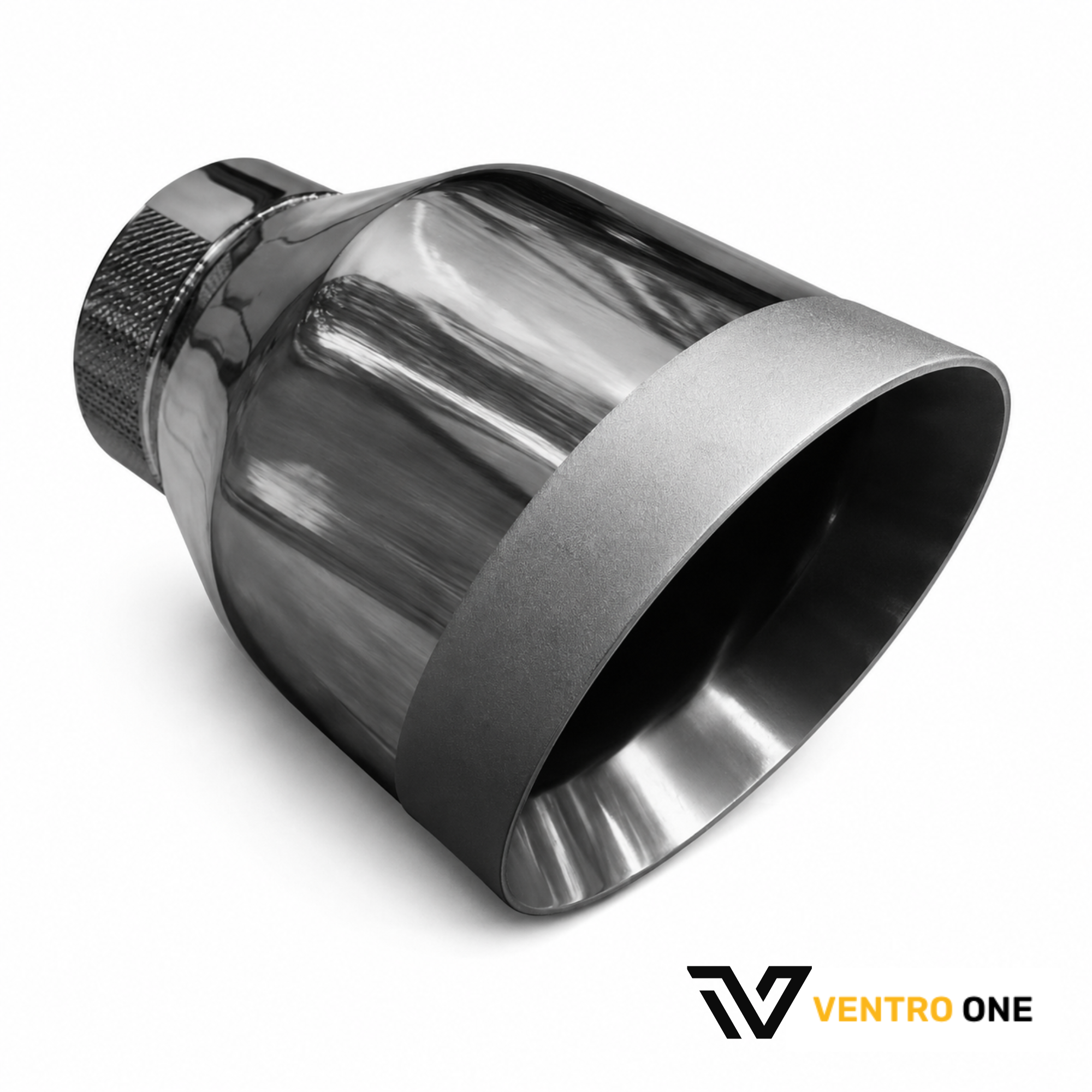 Black Chrome Frosted Slash 101mm