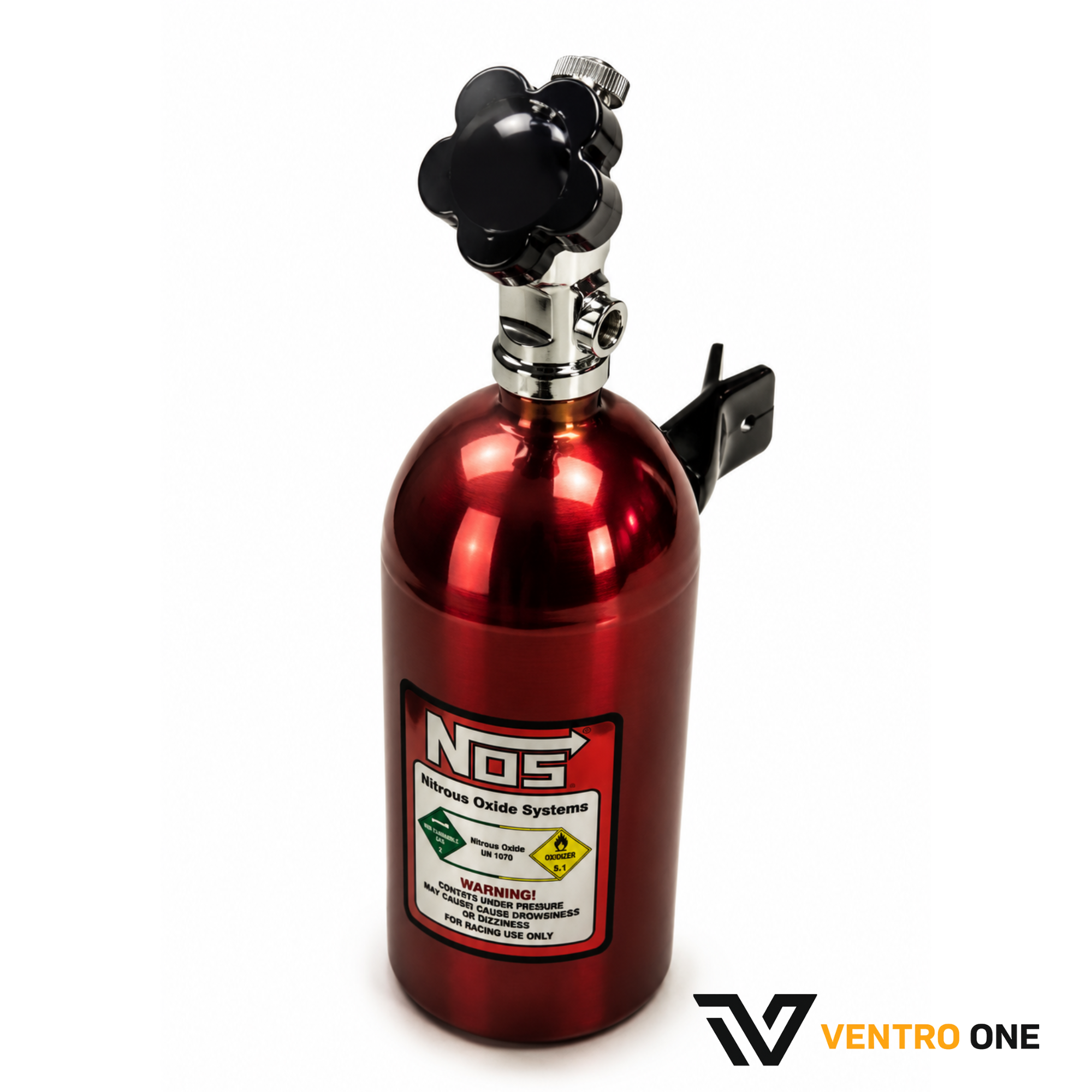 NOS Bottle Key Chain – Red Fragrance Cylinder Car Accessory