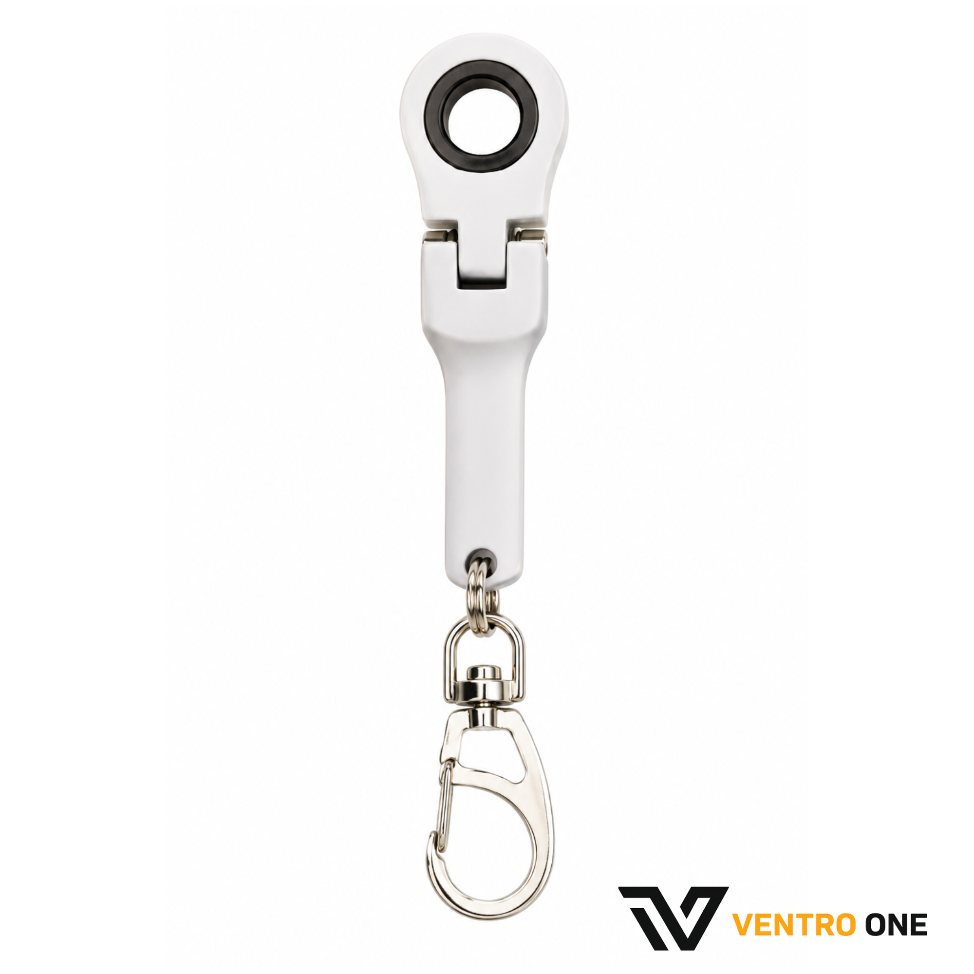 Mini Ratchet Wrench Key Chain – Grey Alloy