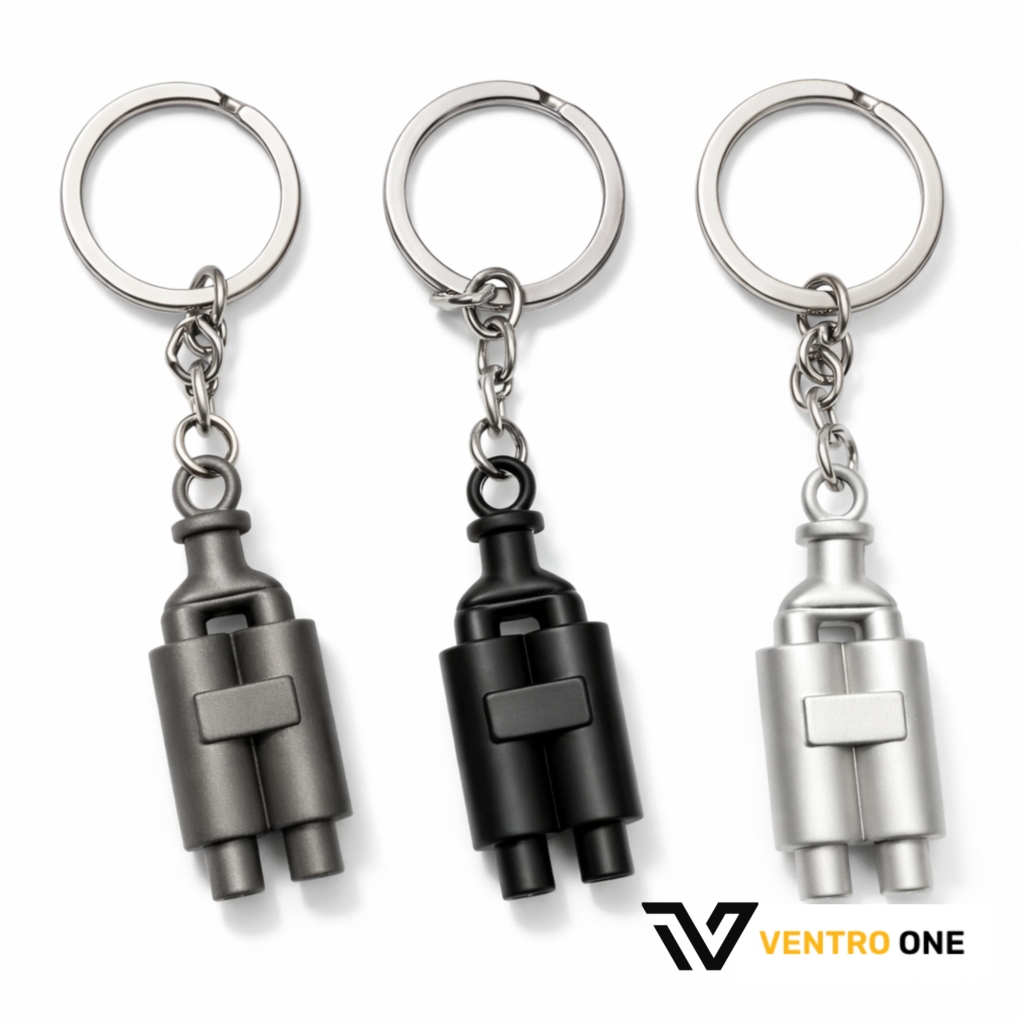 Exhaust Tail Pipe Keychain – Car Enthusiast Gift
