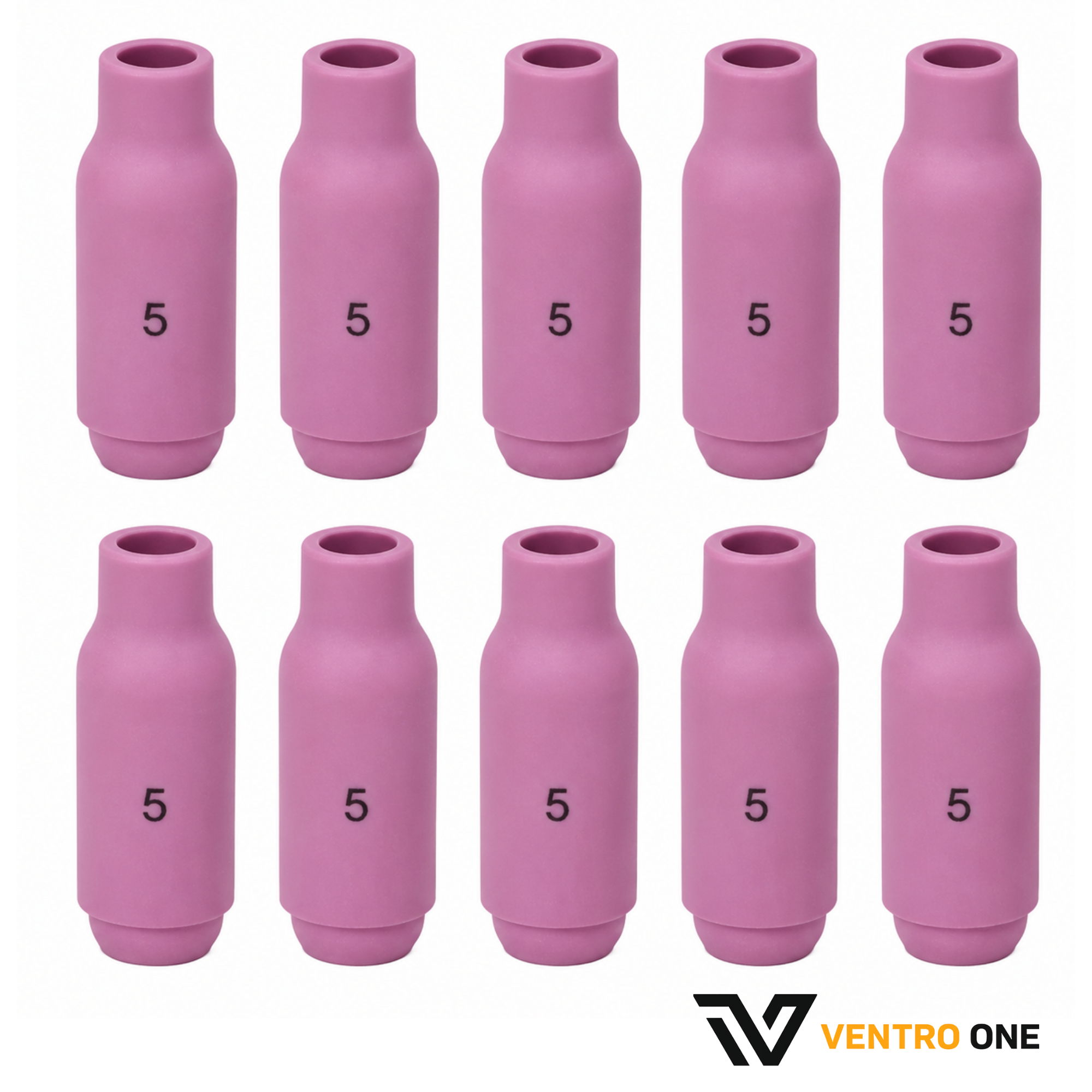 Pink Ceramic TIG Nozzle – 54N17, Size #5, 5/16