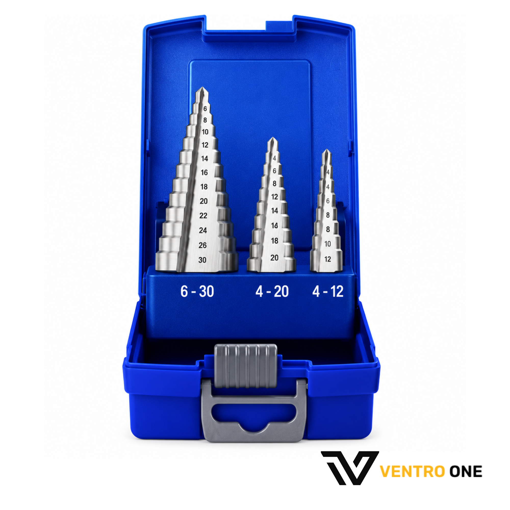 M2 HSS Drill Bit Set – 4-12mm, 4-20mm, 6-30mm, Professional Kit