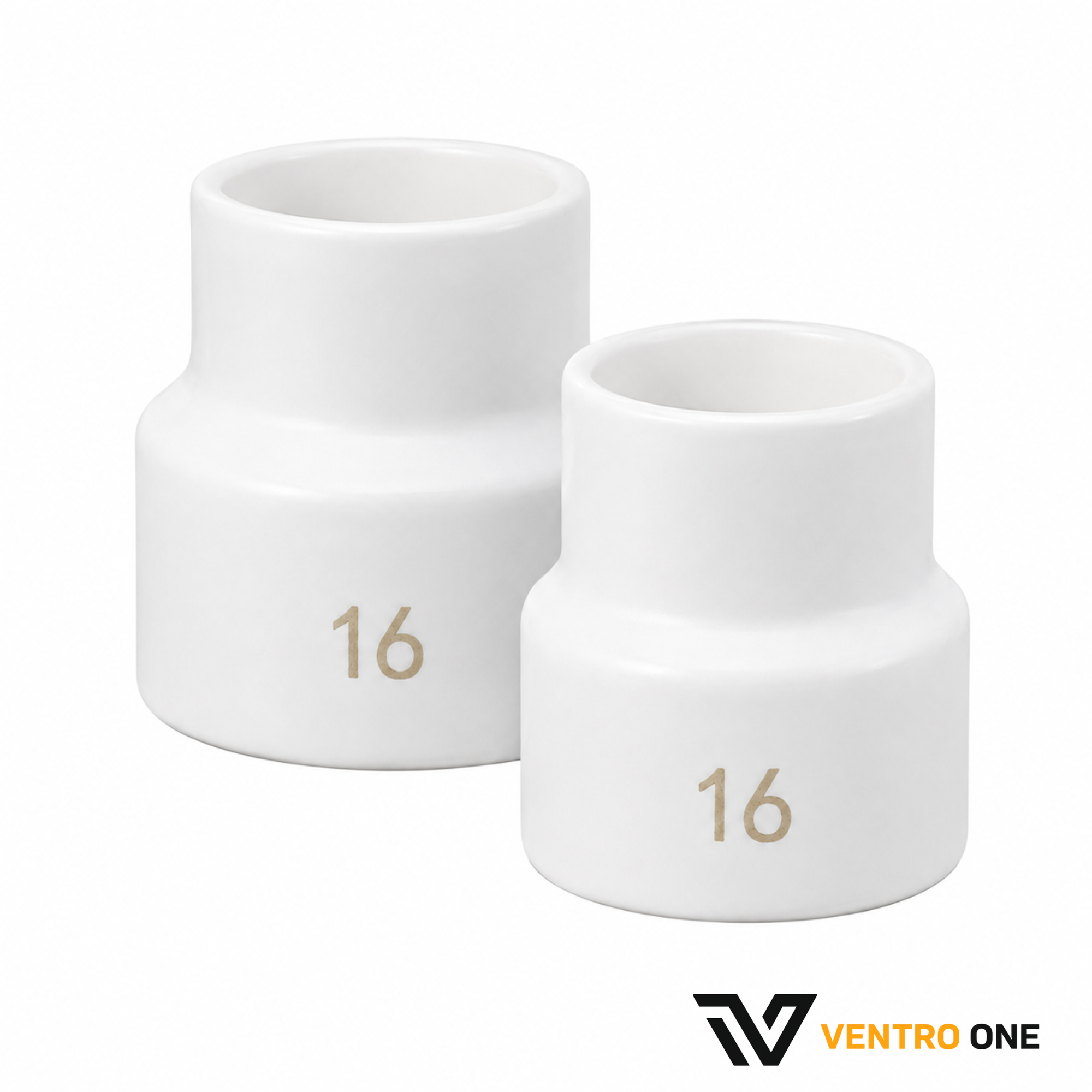 TIG Gas Lens Ceramic Cup – Size #16, Fits 9/17/18/26 Torch