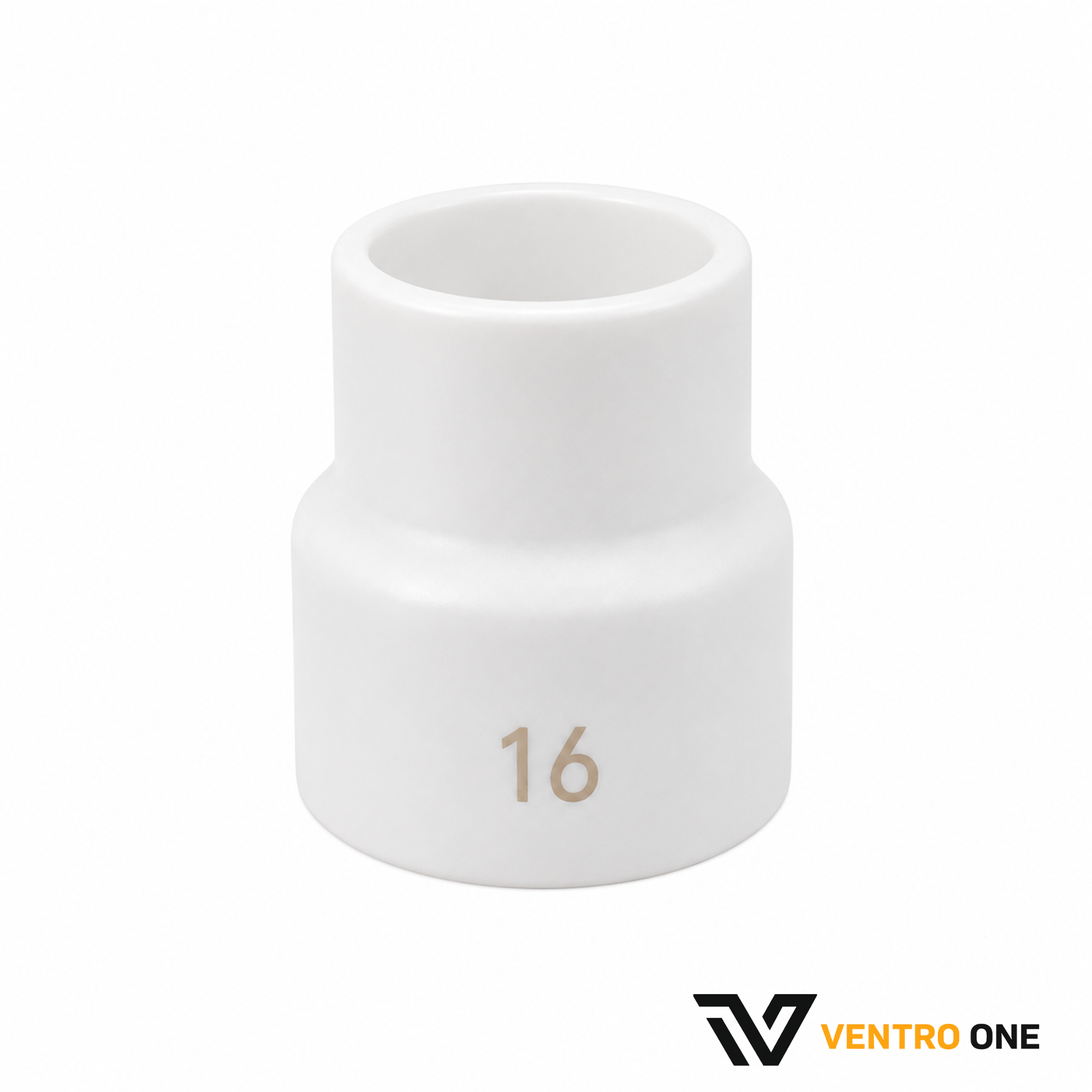 TIG Gas Lens Ceramic Cup – Size #16, Fits 9/17/18/26 Torch