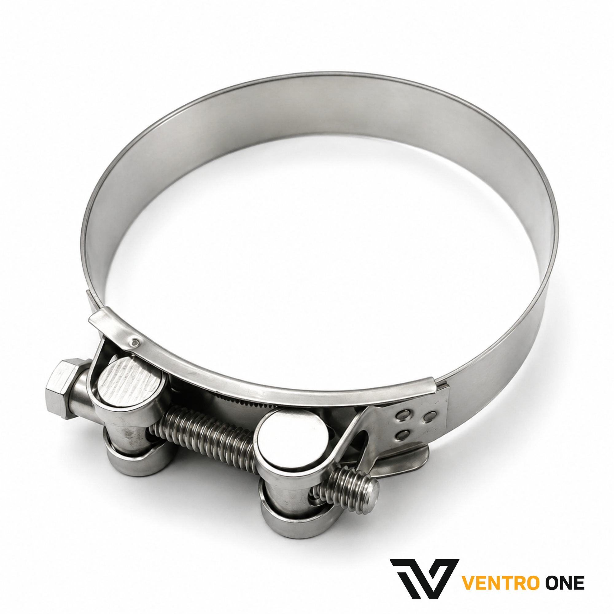 Heavy Duty Hose Clamp – 64-67mm, One Bolt, Galvanised Iron
