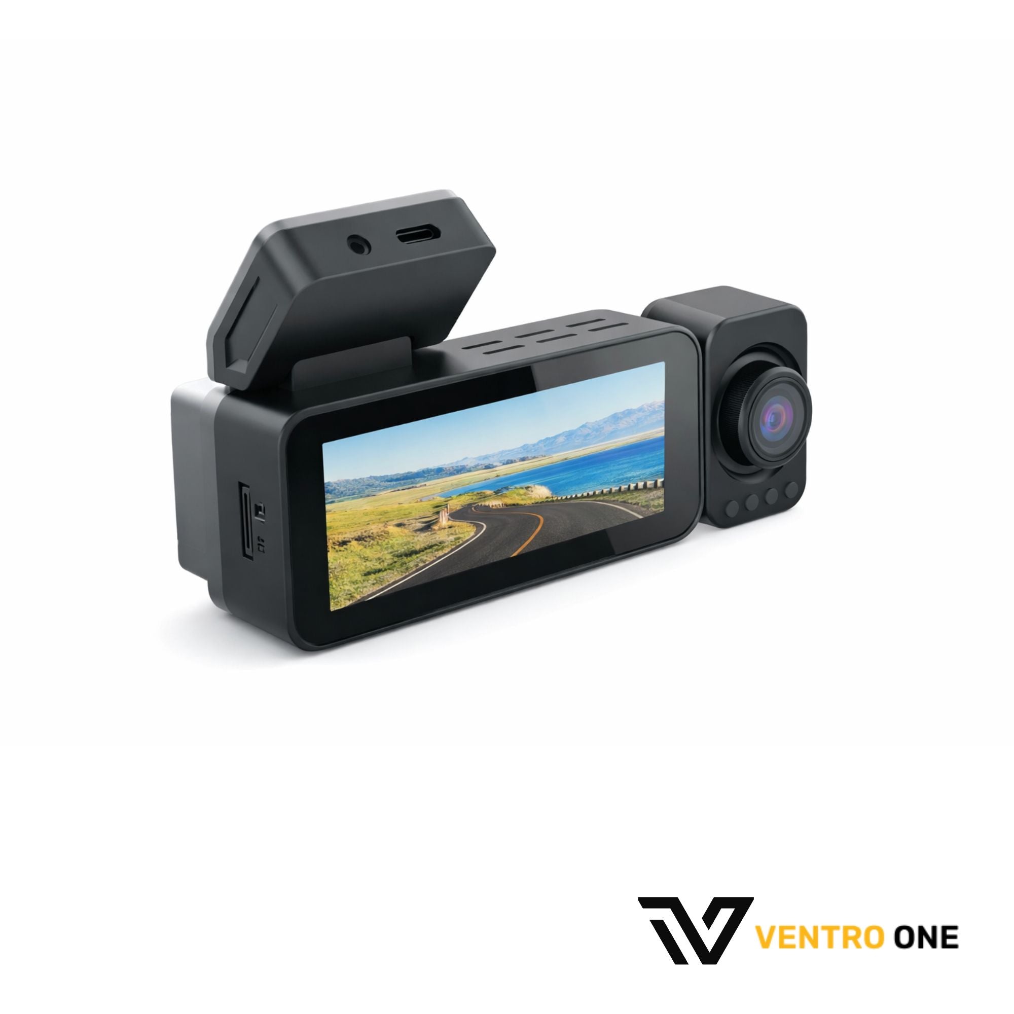 E-TOO Dash Camera E46 Triple Lens 4K + 2K + 1K Multi-View – 3-Channel Vehicle Dash Cam