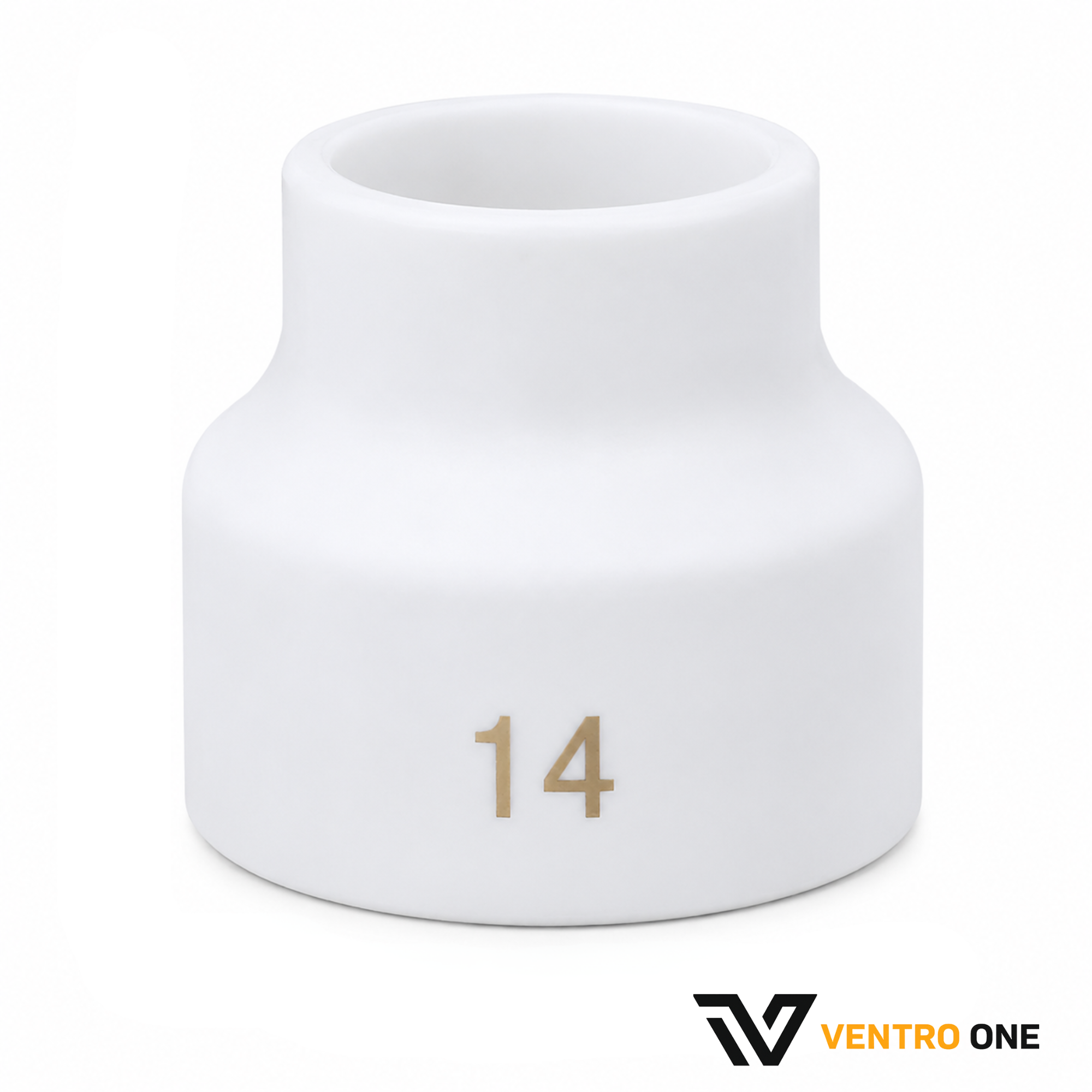 TIG Gas Lens Ceramic Cup – Size #14, Fits 9/17/18/26 Torch