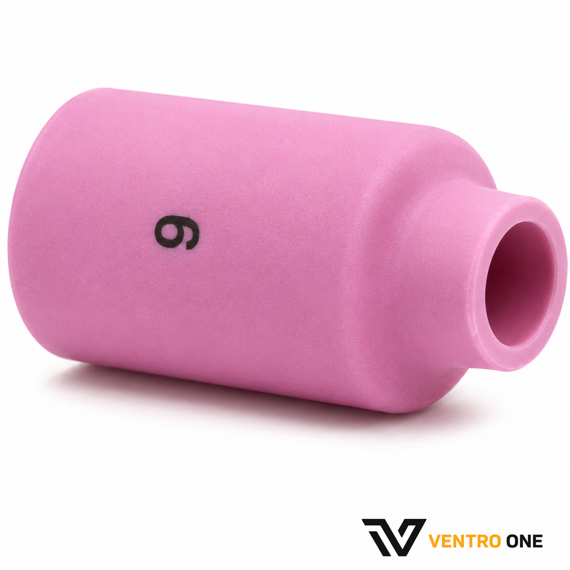 Pink Ceramic TIG Nozzle – 54N16, Size #6, 3/8