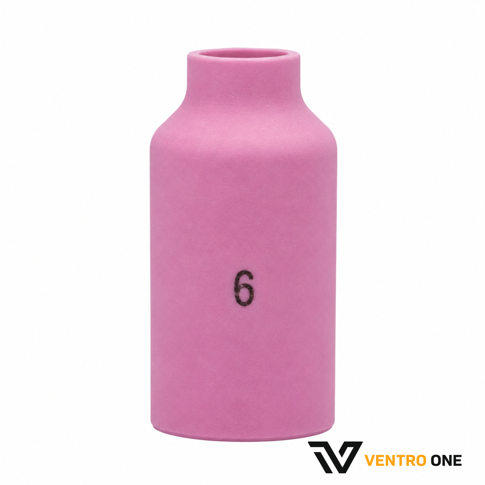 Pink Ceramic TIG Nozzle – 54N16, Size #6, 3/8
